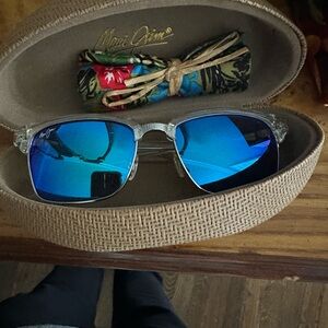 Maui Jim Kawika Sunglasses with Blue Lenses